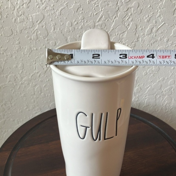 Rae Dunn: “Gulp” Ceramic Tumbler/Travel Mug - Picture 16 of 16
